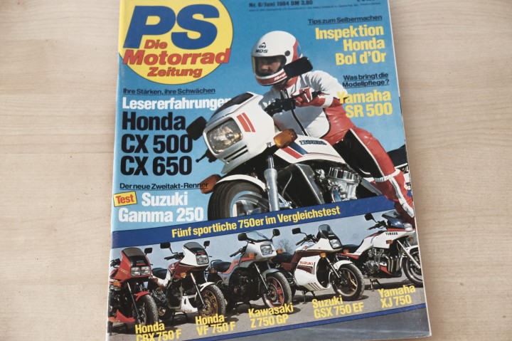 Deckblatt PS Sport Motorrad (06/1984)